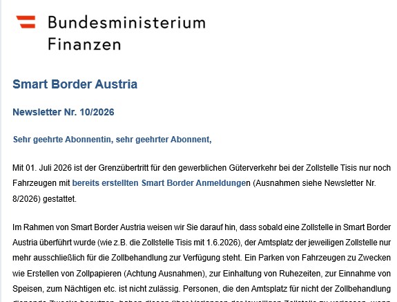 Smart Border Austria